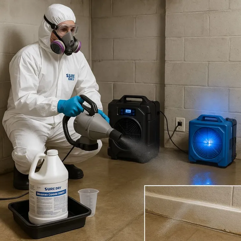 Sanitization and Odor Removal process in Black Forest, CO
